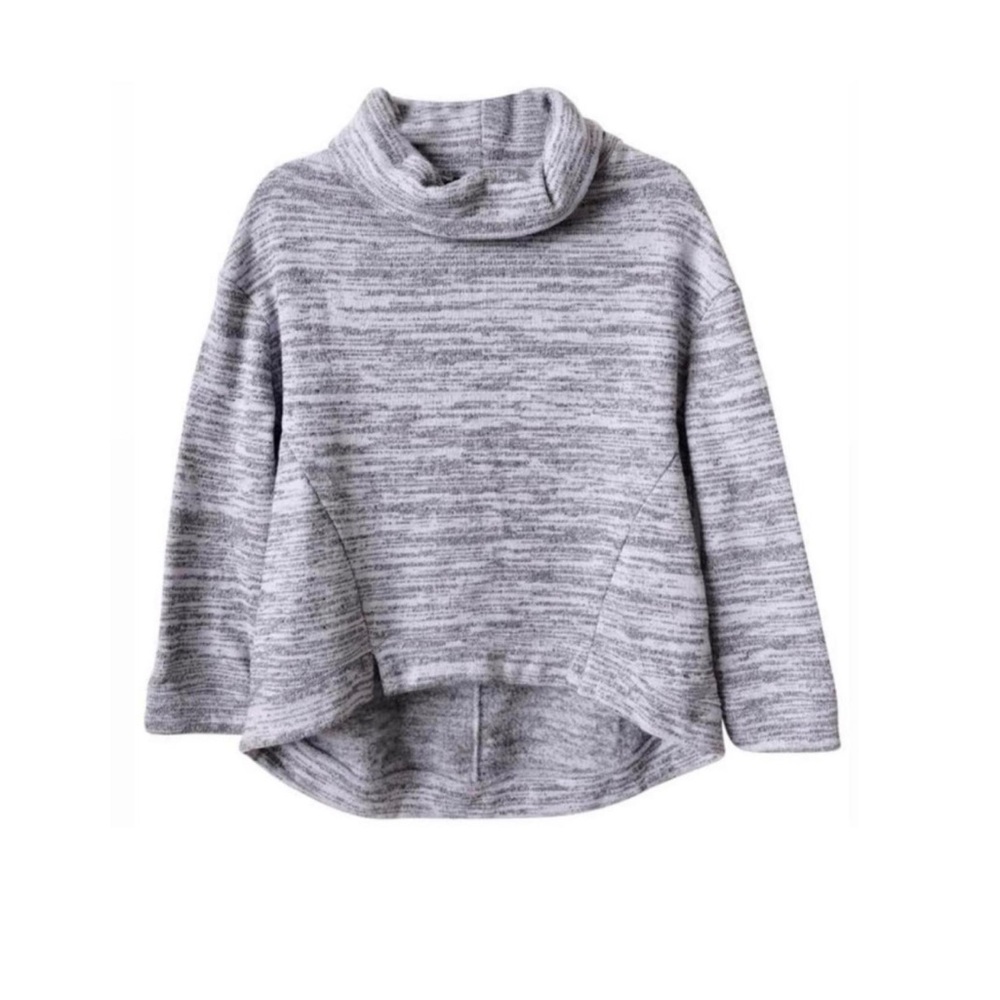 anthropologie saturday sunday purple heathered sweater